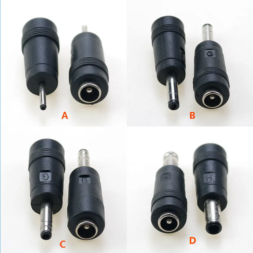 

1Pcs DC Power 5.5*2.1mm Female to 2.0*0.6 4.0*1.7 5.5*1.0mm male Plug Converter Laptop Adapter Connector