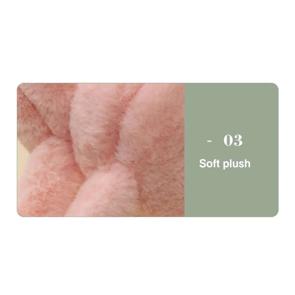 Windproof Moving Jumping Ears Winter Warm Earmuffs Heart Bear Airbag Student Ear Warmers Gift for Ladies Girls