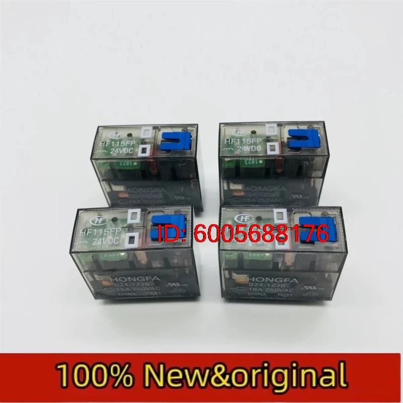 10PCS HF115FP-024-1Z3B 24VDC group conversion 8-pin 16A250VAC Hongfa relay HONGFA Original & Brand New
