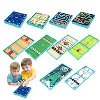 Sling Hockey Board Game Folding Fast Puck Air Hockey Table Game 10 In 1 Foldable Chess Board Desktop Battle Sling Foosball For