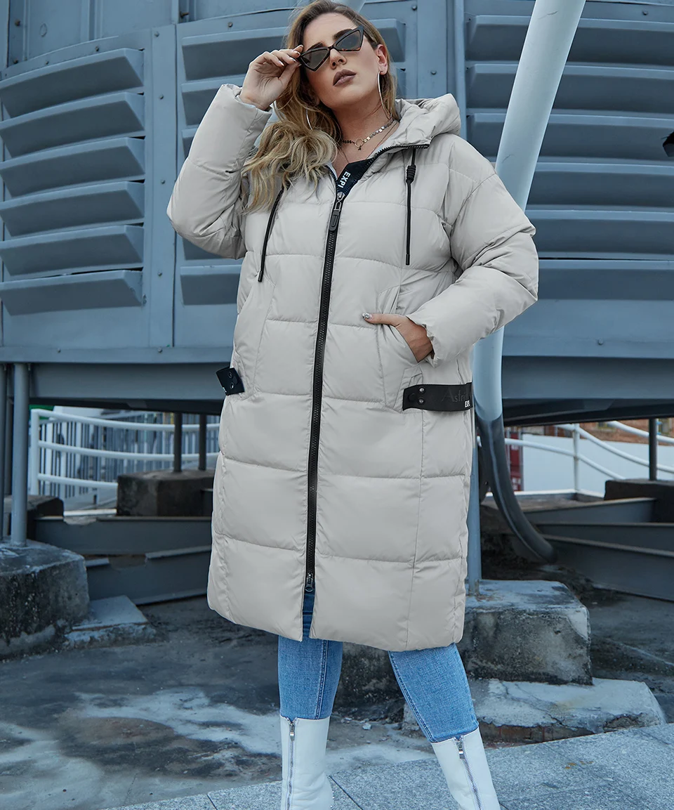 Astrid 2022 Winter new arrival down jacket women loose clothing outerwear quality with hood Plus Size fashion style coat AR-7038