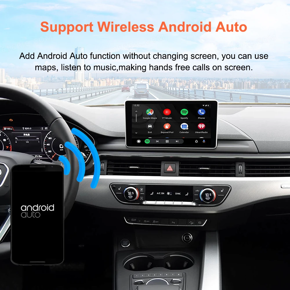Bonroad OEM Bildschirm-Upgrade-Schnittstellen-Nachrüstsätze für Audi MIB MIB2 System A3 A4 A5 Q2 Q7 Q5L 8V Carplay Android Airplay Modul – Detail 6