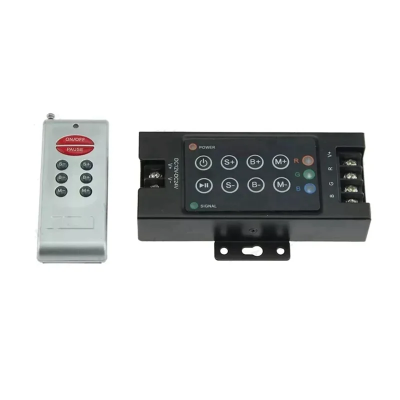 M93K-30A Remote Wireless Mini Controller For RGB LED Strip Light 8-Key Double RF Wireless Remote Controller