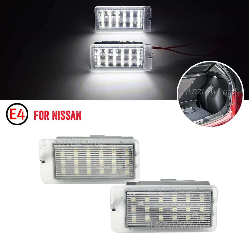 Lumière LED intérieure du coffre à bagages, pour Nissan Qashqai 2006-2021 scalp 2018-2024 Juke Note Pulsar Kicks Versa Note