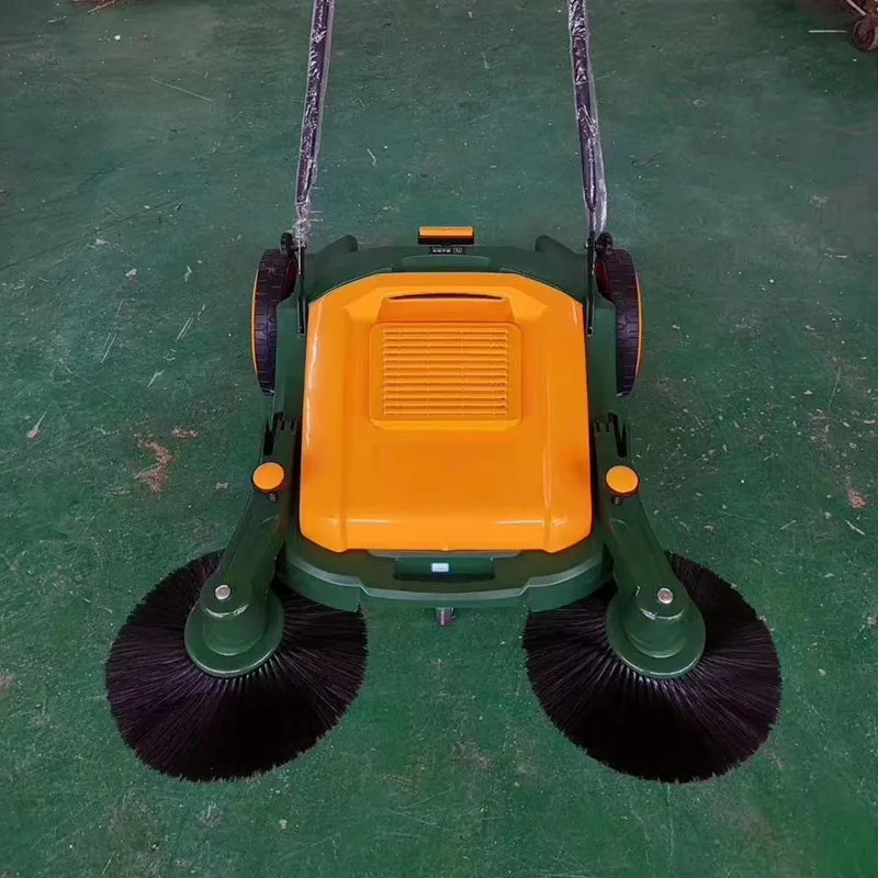 Công Nghiệp Đi Bộ-Phía Sau Quét Nhà Máy Sản Xuất Xưởng Với Trang Trại Đường Kho Bụi Unpowered Sweeper