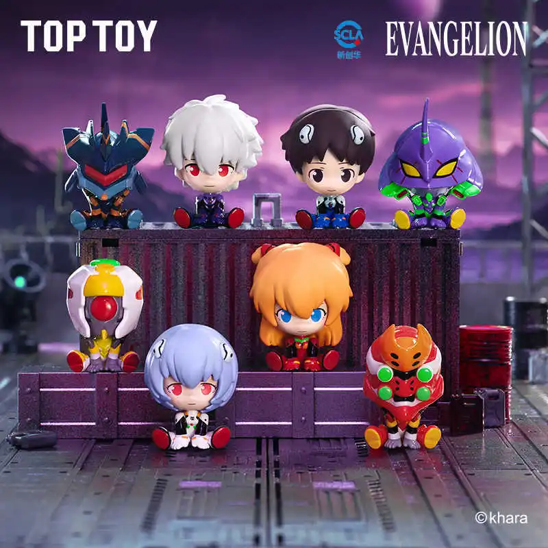 

EVA NEON GENESIS EVANGELION MINI SITTING SERIES MYSTERY BOX COLLECTIBLE FIGURES SUPER CUTE ANIME STATUES DESK DECOR PERFECT GIFT