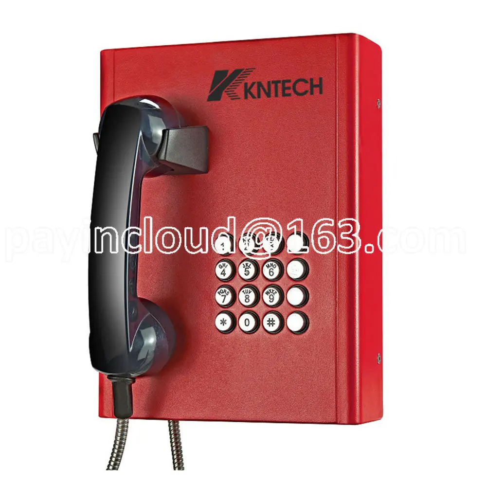 Wall Mount Telephone VoIP and Analog Phone Calls Vandal Proof Phones for Bank, Prison, Jail