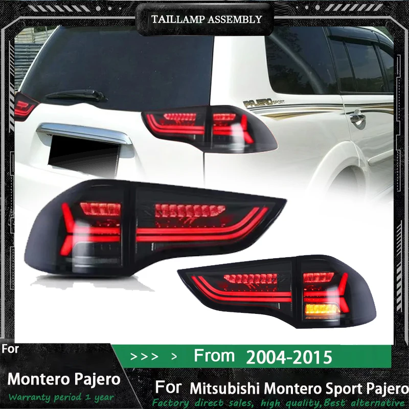 

Car LED Taillight Tail Lights For Mitsubishi Montero Sport Pajero 2004-01 2012 2013 2014 2015 Rear Fog Lamp Brake Light Reverse