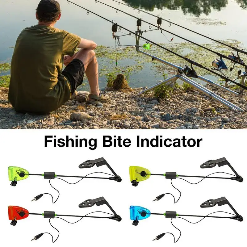 

Fish Bite Alarm High Sensitive Fishing Bite Hangers Swinger Chain Indicator Waterproof Lightweight Fishing Supplies