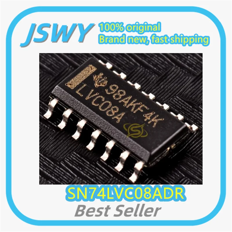 

(10/50pcs) SN74LVC08ADR SN74LVC08 Silk Screen LVC08A TSSOP14 Logic Chip Brand New Original Electronics