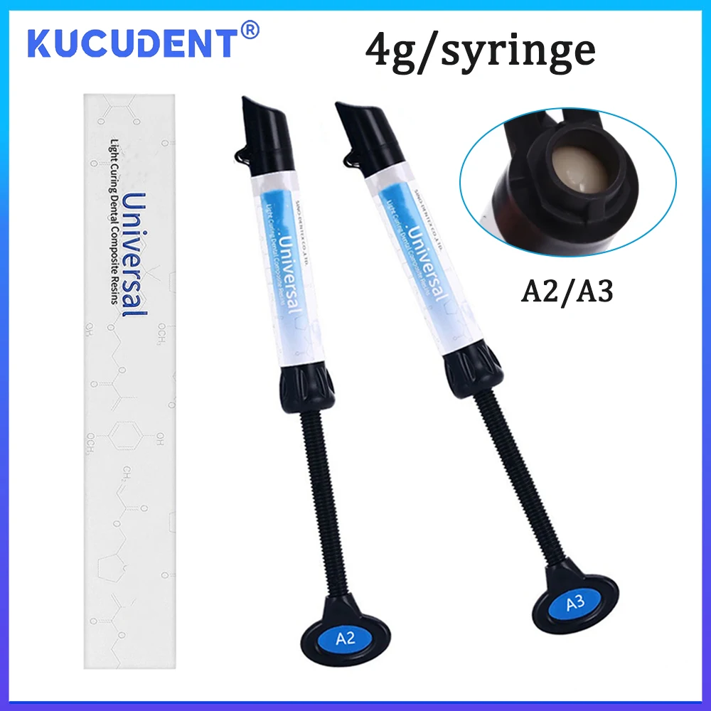 

4g/Syringe Dental Composite Resin Adhesive Bonding Curing Light Glue Universal Dentex Orthodontic Teeth Restoration Materials