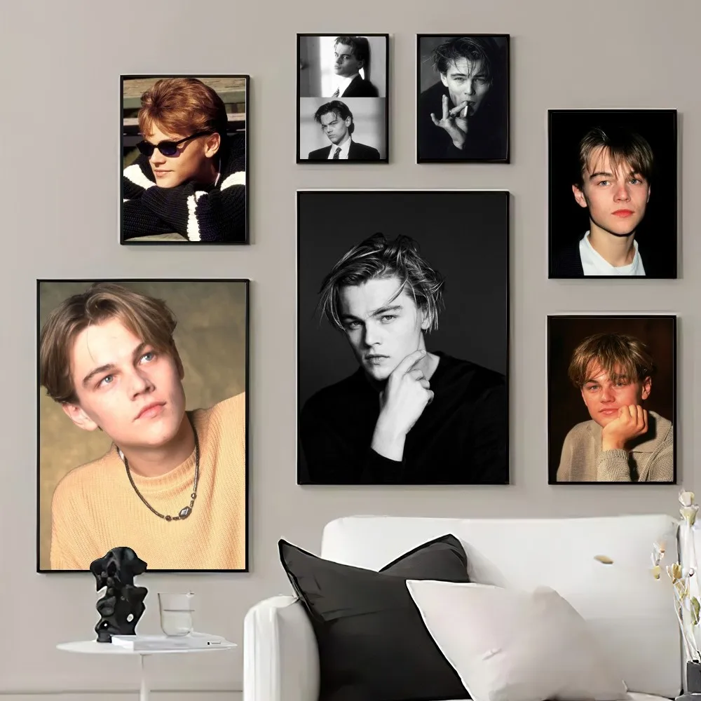 Leonardo Wilhelm DiCaprio  Poster Prints Wall Pictures Living Room Home Decoration