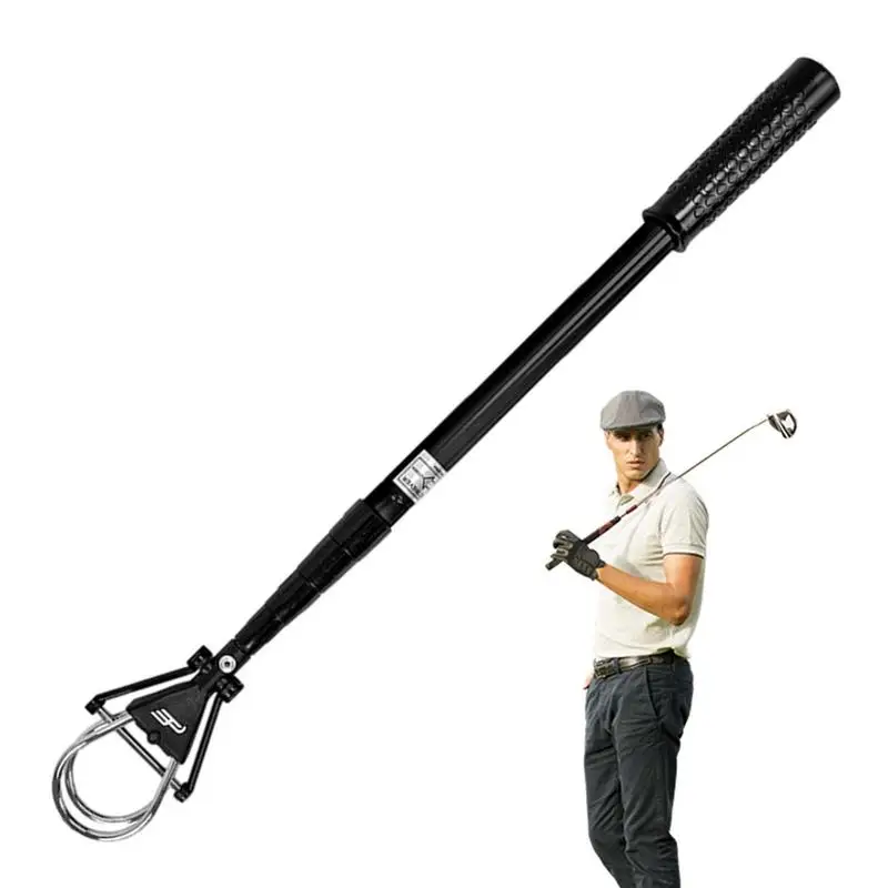 Ball Retriever Tool Golf Telescopic And Extendable Retrieving Balls Tool Aluminum Telescopic Golf Ball Picker Golf Ball Pick Up