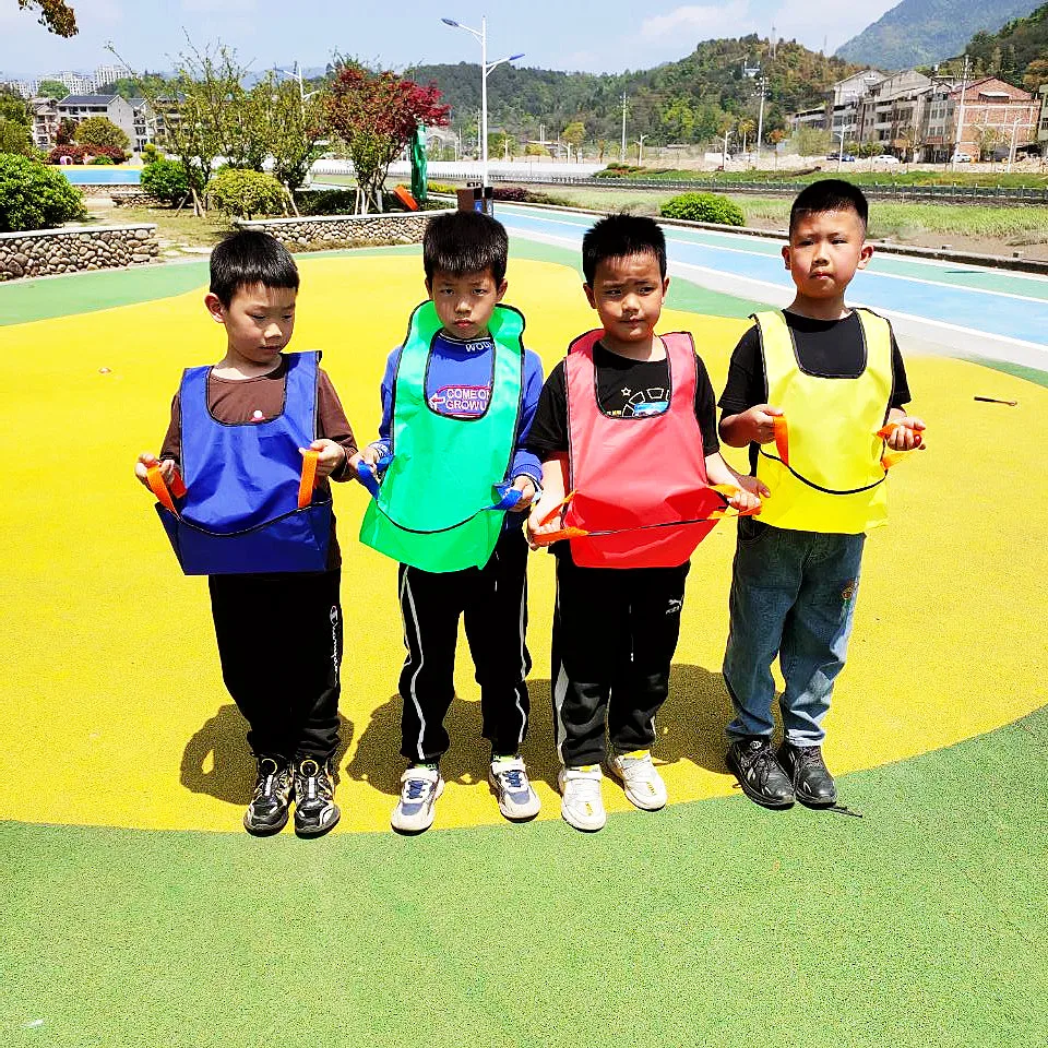 Sensory training 4 color kid throwing and catching game clothes kindergarten outdoor fun games children kindergarten game props