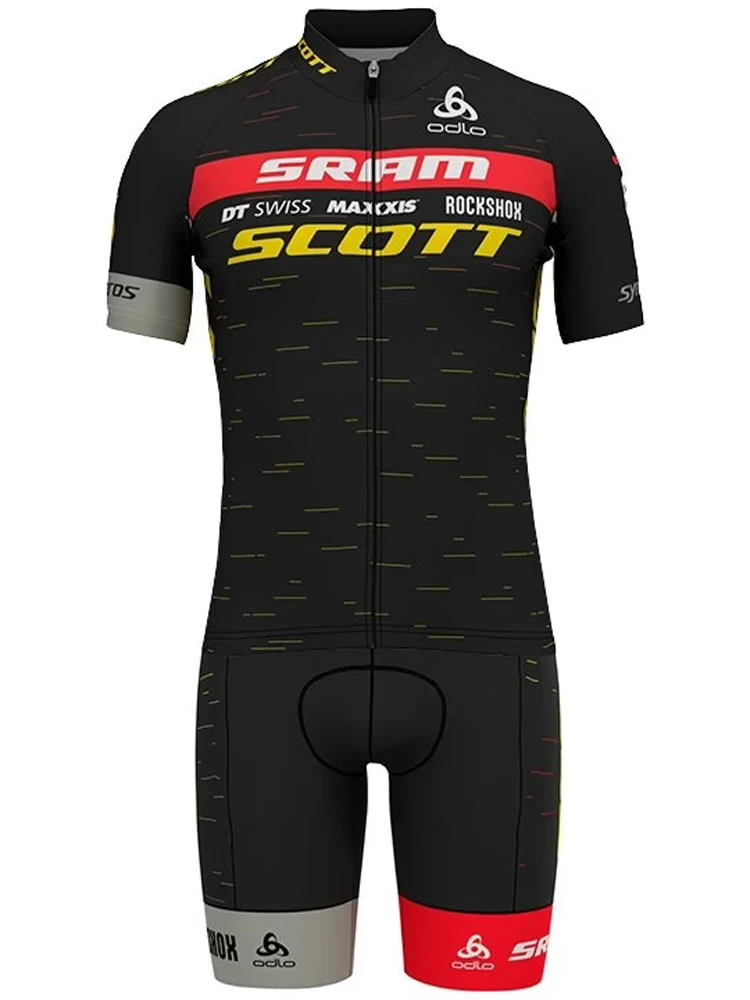 SCOTT Cycle Jersey Summer Cycling Clothing Mens Sets Bicycle Equipment Sports Set Men\'s Outfit Mtb Male Mountain Bike Bib Shorts