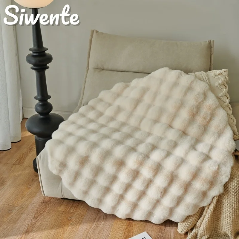 

Fluffy Area Rugs for Bedroom Soft Shaggy Carpets Modern Plush Nursery Mats Shaggy Pet Nest Cushion Non-Slip Living Room Decor