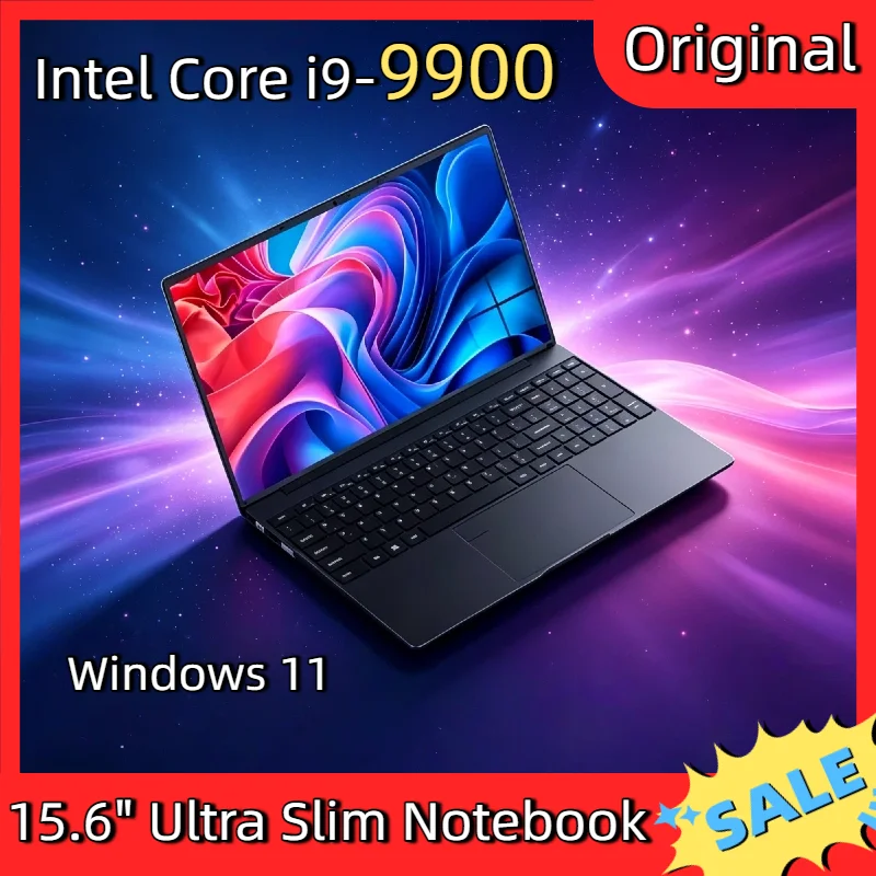 

2TB SSD 2026 15.6 Inch Ultra Slim Laptop Intel Core i9 9900 32GB RAM Windows 11 1920x1080 HD Gaming Gamer Office BT 5.2