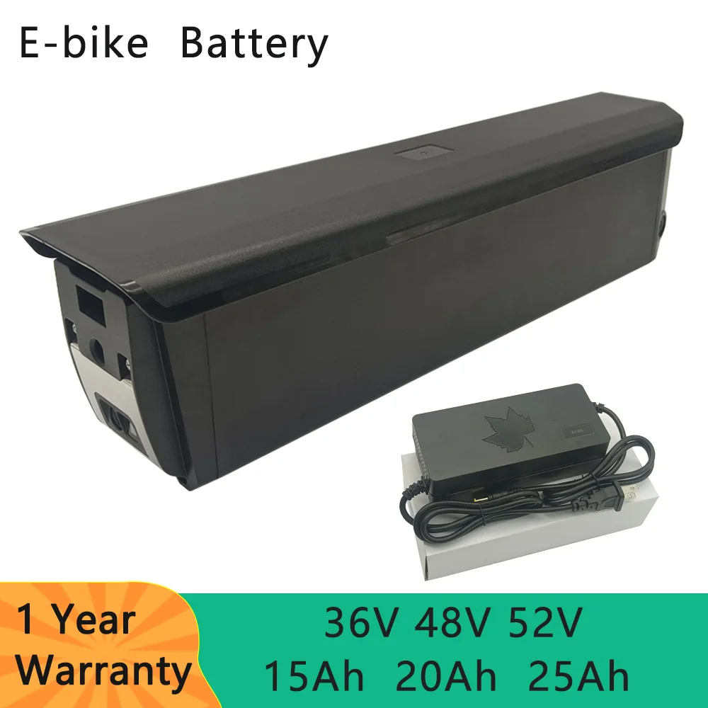 King Kong E-bike Battery 36v 25Ah 48v 15Ah 20Ah 52v 20Ah Semi-Hidden Battery Case for Zebra Cobra Cobra Pro Big Dog Nitro EBike