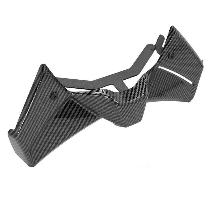 1 قطعة لياماها MT-09 MT 09 MT09 2024 2025 دراجة نارية الجبهة سبويلر عدة Downforce عارية المفسدين الأمامي الجناح الهوائية الجناح #5