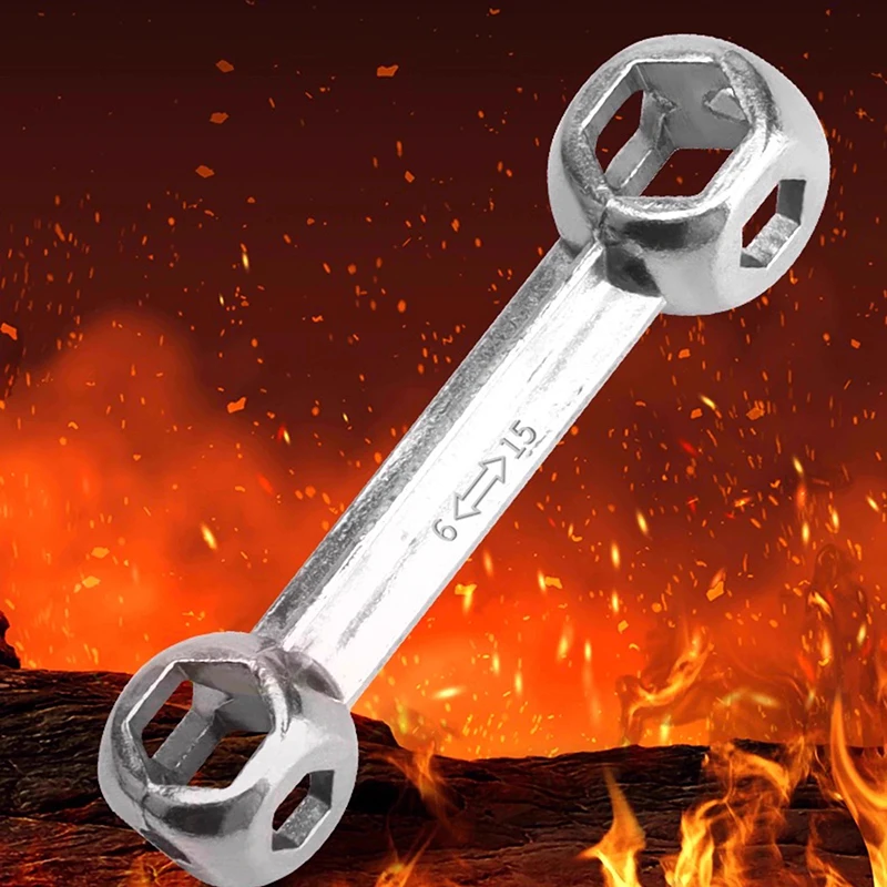 Multifunctional Hexagonal Wrench Hexagonal Screw Tool Portable 10-in-1 Bicycle Inner Hexagonal Socket Small Wrench