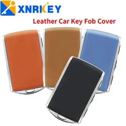 XNRKEY-Funda de cuero para llave de coche, carcasa para Volvo Xc90 2016 V90 2017 S60 2019 V60 Xc40 2018 Xc60 2020 S90 2021 2022 2023