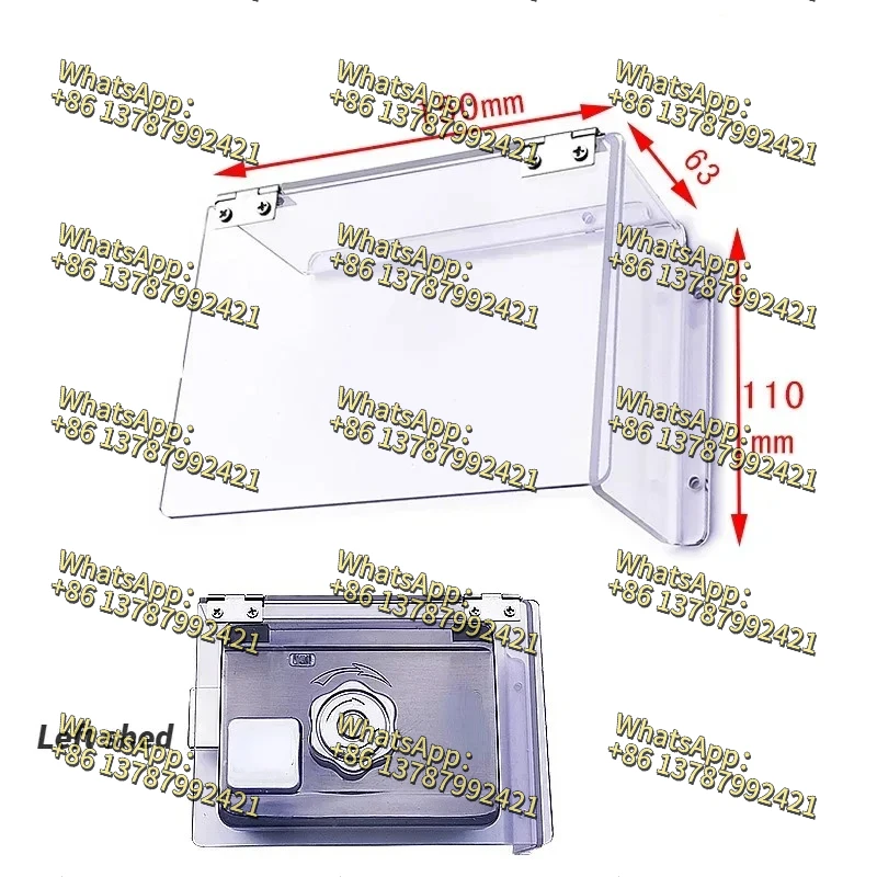 Waterproof Cover for Smart swipe lock Electric Lock Mechanical Door  OutDoor snow cover universal type