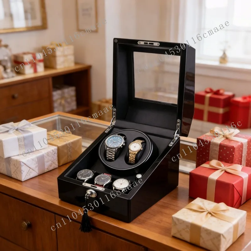 

Custom Logo Mechanical Watch Winder Box for Men/Women Different Straps Leather Watch Winder