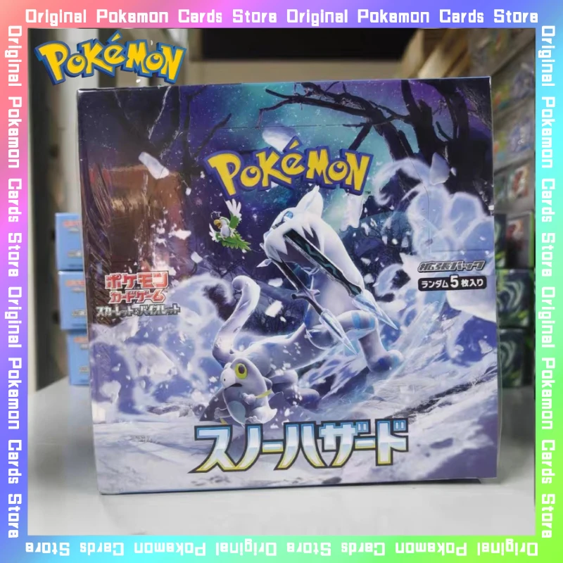 genuine-original-pokemon-ptcg-japanese-version-sv2p-booster-pack-frozen-icy-terraintrading-anime-collectible-cards-toy-gifts