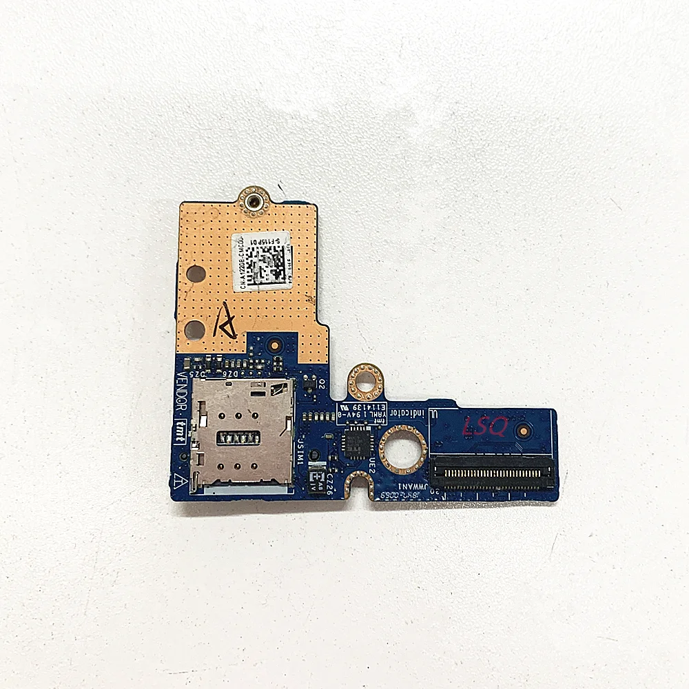 LS-F115P For Dell Inspiron 14 3490 SIM Card Board Wireless Network Card Interface Board 100% Test OK