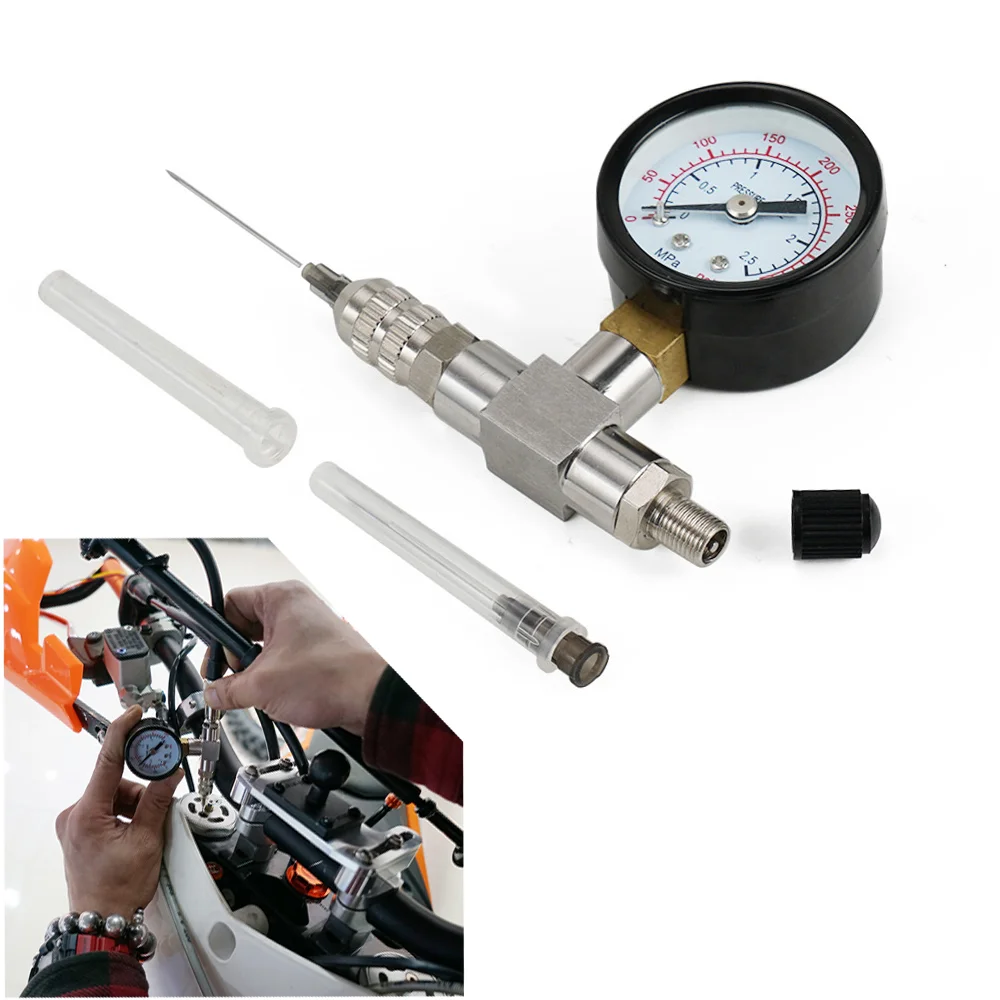 

350psi / 600psi ATV UTV Suspension Shock Nitrogen Needle Fill Gauge Tool for Yamaha YZX For Polaris CanAm Arctic Cat Snowmobile