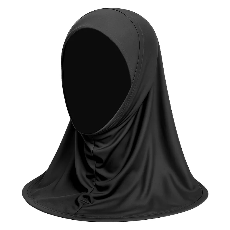 الحجاب الإسلامي بلون الصلبة |   حماية الرقبة الطويلة |   حجاب للحماية من الشمس مع حجاب للوجه