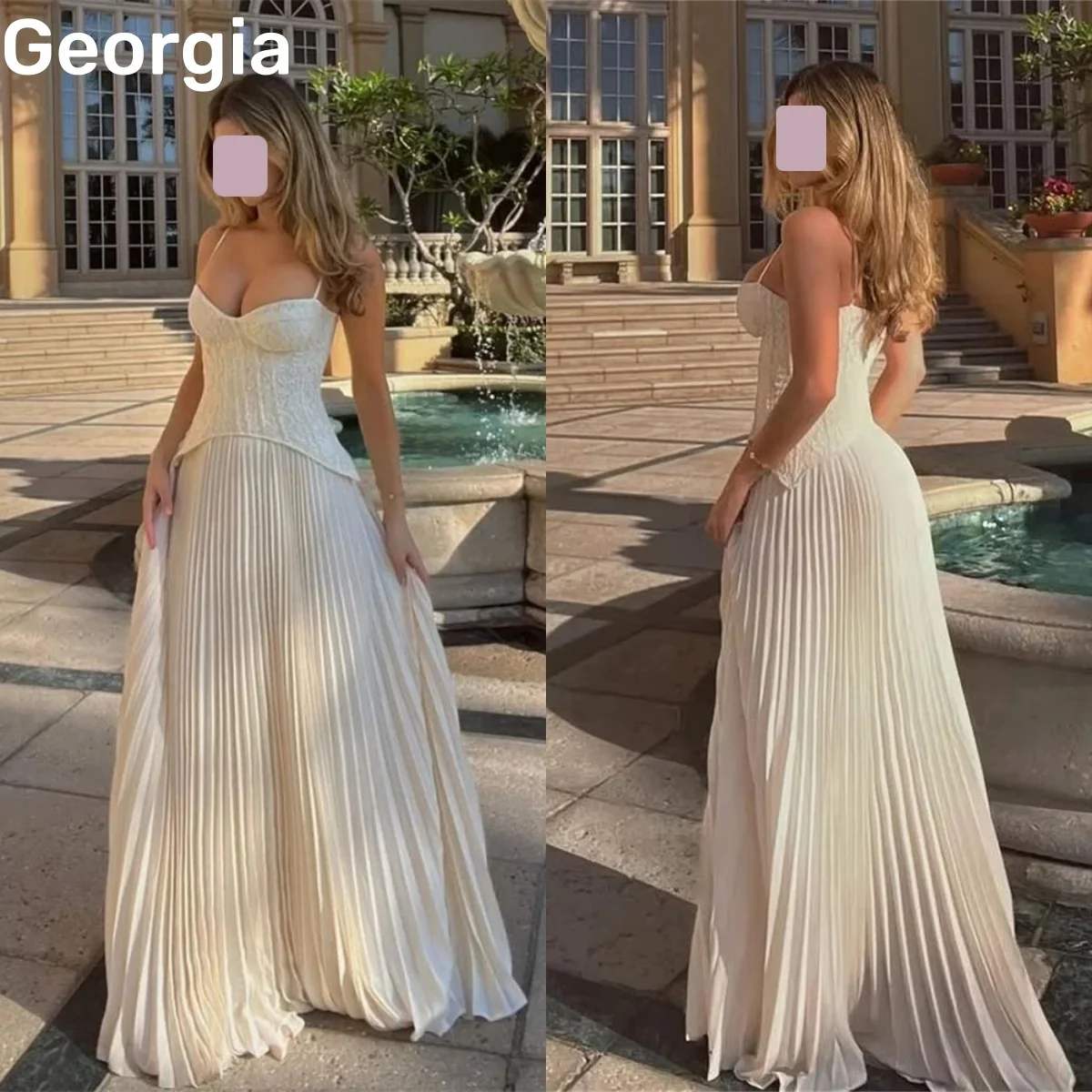 Vestidos de noche personalizados, corte en A, escote en forma de corazón, vestidos para ocasiones formales, sin mangas, con cremallera, vestidos de graduación hasta el suelo, volantes, nacimiento
