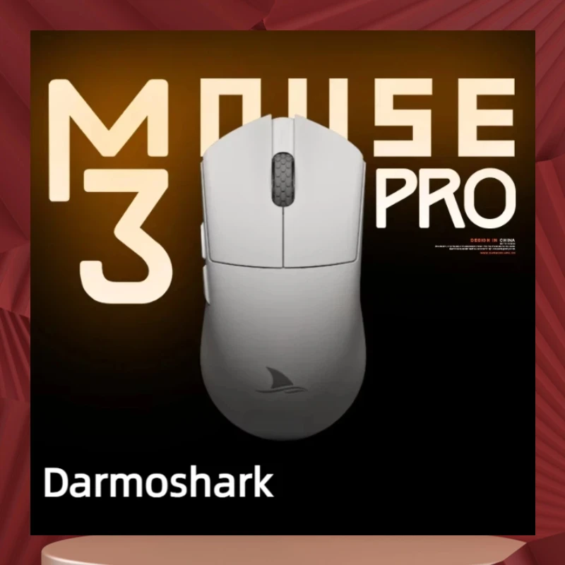 

hot Darmoshark M3pro Lightweight Mouse Paw3395 E-Sports Game Live Office Three-Mode Wireless Mouse Surprise Gifts For Men Women