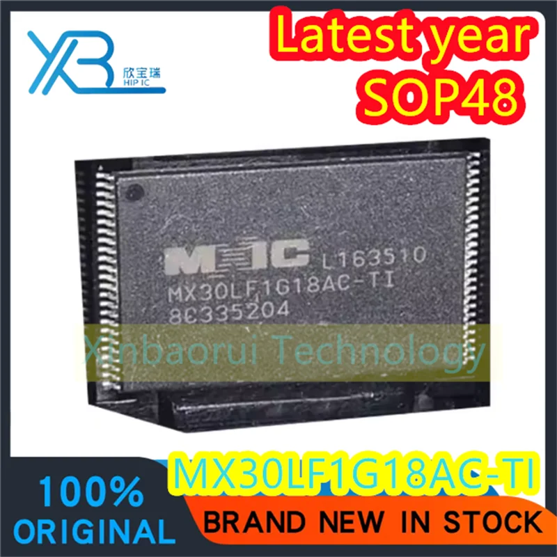 

(4/20pieces) MX30LF1G18AC-TI MX30LF1G18 SMD TSOP-48 Flash storage chip memory IC 100% brand new good quality electronics