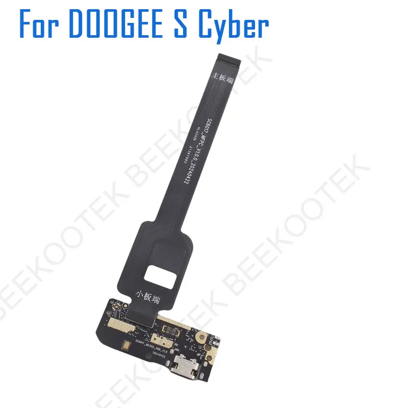New Original DOOGEE S Cyber USB Board Base Charging Charge Port Board With Main FPC Parts For DOOGEE Scyber Smart Phone