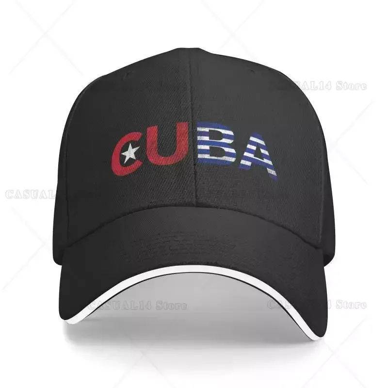 

Custom Cuba Baseball Cap Women Men Breathable Cuban Flag Dad Hat Streetwear Outdoor All Seasons Travel Adjustable