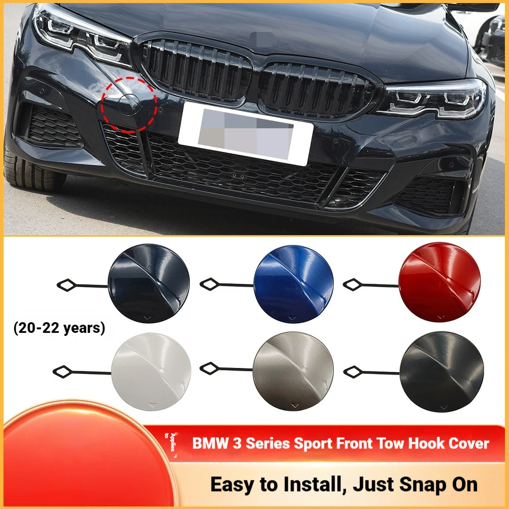For BMW 3 Series M Sport G20 G28 Front Bumper Trailer Traction Hook Hole Cover 51119448801
