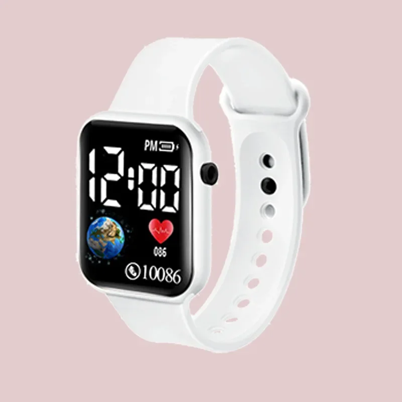 Reloj Digital LED 2024 para niños, Reloj electrónico de moda, Reloj de pulsera informal para niños y niñas, relojes deportivos impermeables, Reloj para Hombre