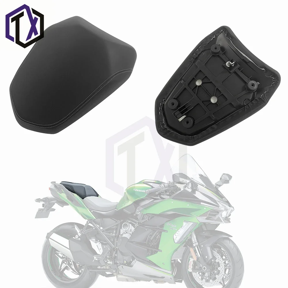 

Motorcycle Rear Passenger Seat Pillion Saddle Fit For Kawasaki Ninja H2 SX 2018 H2 SX SE+ 2019，2020，2021