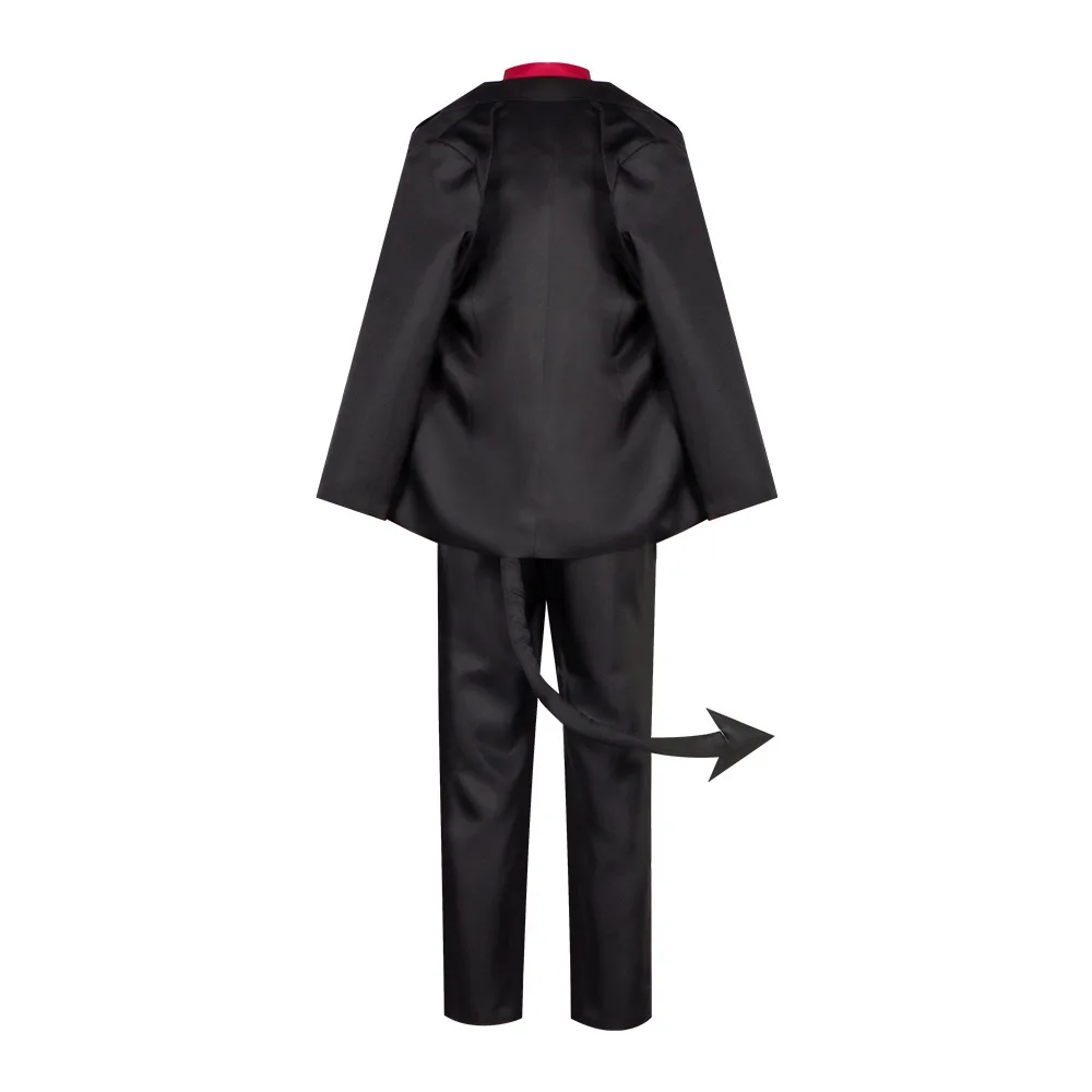 Gioco Helltaker The Awesome Demon Justice Costume Cosplay adulto donna uomo abiti camicia pantaloni giacca coda Halloween Carnival Suit