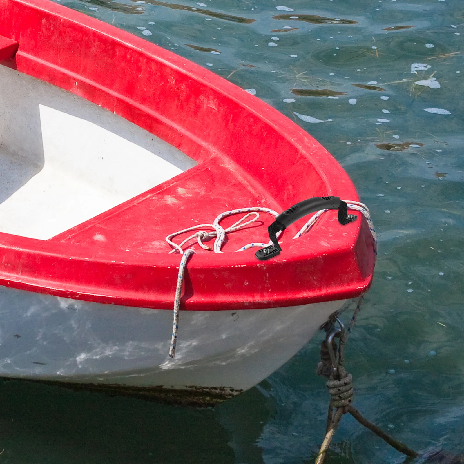 

3Sets Kayak Handles Side Mount Carry Replacement Plastic Grip Handles with Screws for Canoe Boat Luggage Suitcase Carry