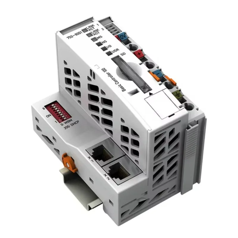 100 % Original-Fernmodul für elektronische Geräte, digitales Eingangsausgangsmodul, SPS, DIN-Schiene, 24 VDC, WA GO 750-8001