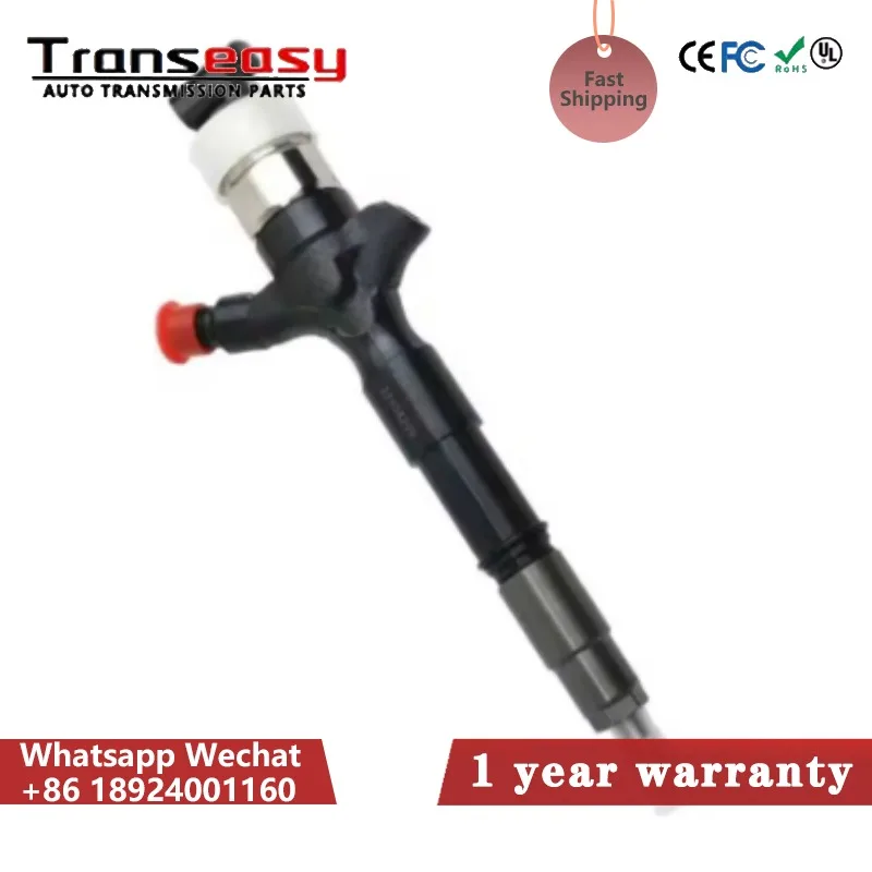 1-4 injecteurs de carburant Common Rail 295900-0280 23670-30450 DCRI200280 pour Toyota Hilux Fortuner 2KD FTV 2.5D EURO 5 Moteur Diesel