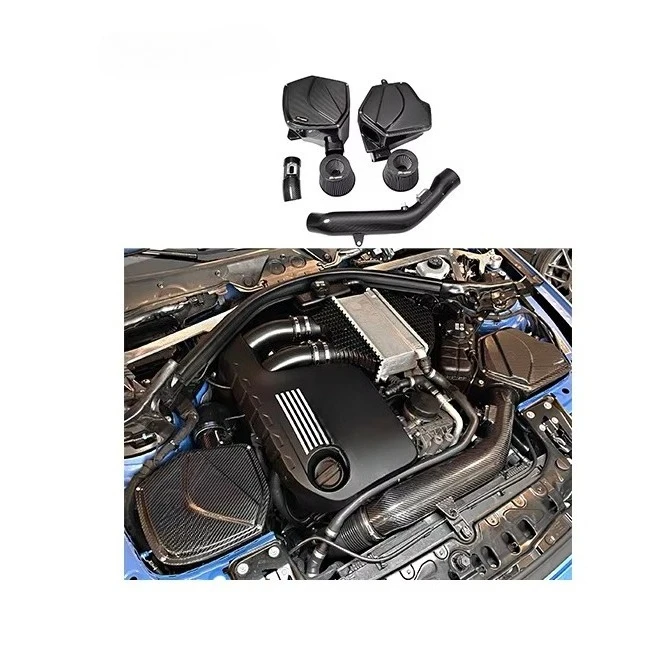 

F87 M3 F80 M4 F82 S55 3.0T Real Car Data Development Dry Carbon Fiber Cold Intake System M2C Competition