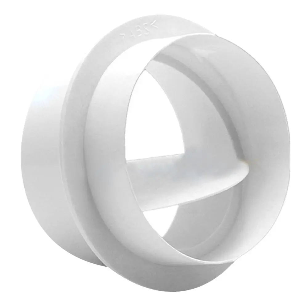 80–150 mm Rundrohr-Rückschlagventil, PVC-Belüftungsrückschlagventil, Backdraft-Dämpfer, Luftkanal, Rückschlagrohr, Zugluftblocker, Heimwerker