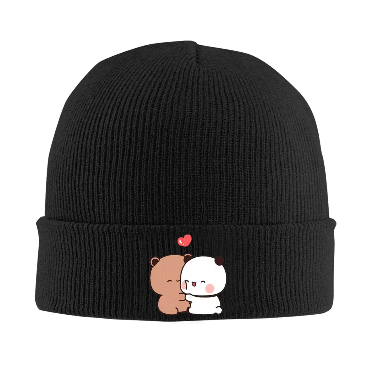 Bear And Panda Bubu Dudu Balloon Skateboard Bonnet Hats Knitted Hat Men Women Cool Warm Soft Beanie Hats Spring Hippie Caps