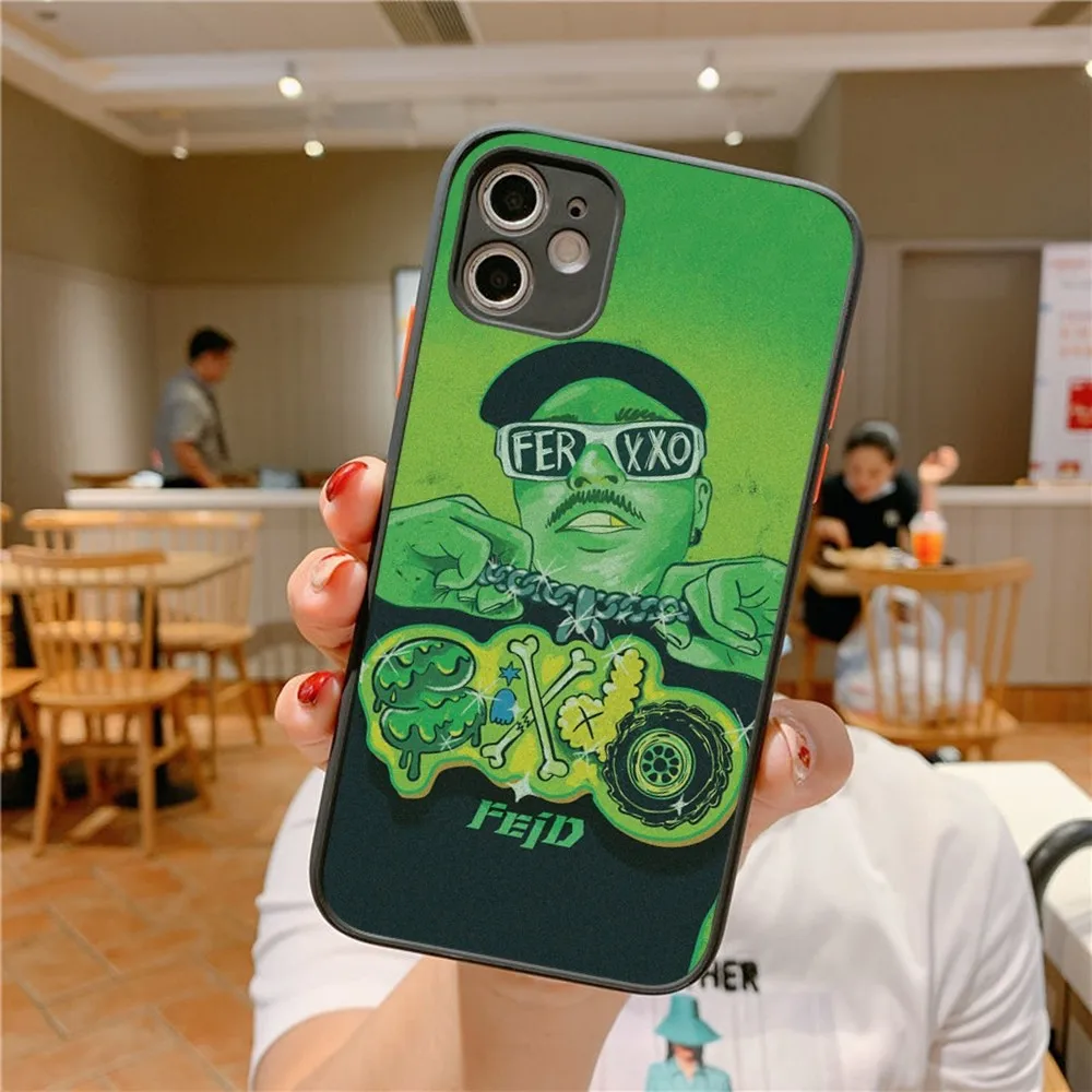 Singer F-Feid Ferxxo SIXDO Phone Case For iPhone 14 X XR XS 7 8 Plus 11 12 13 pro MAX 13mini Matte Shockproof Case