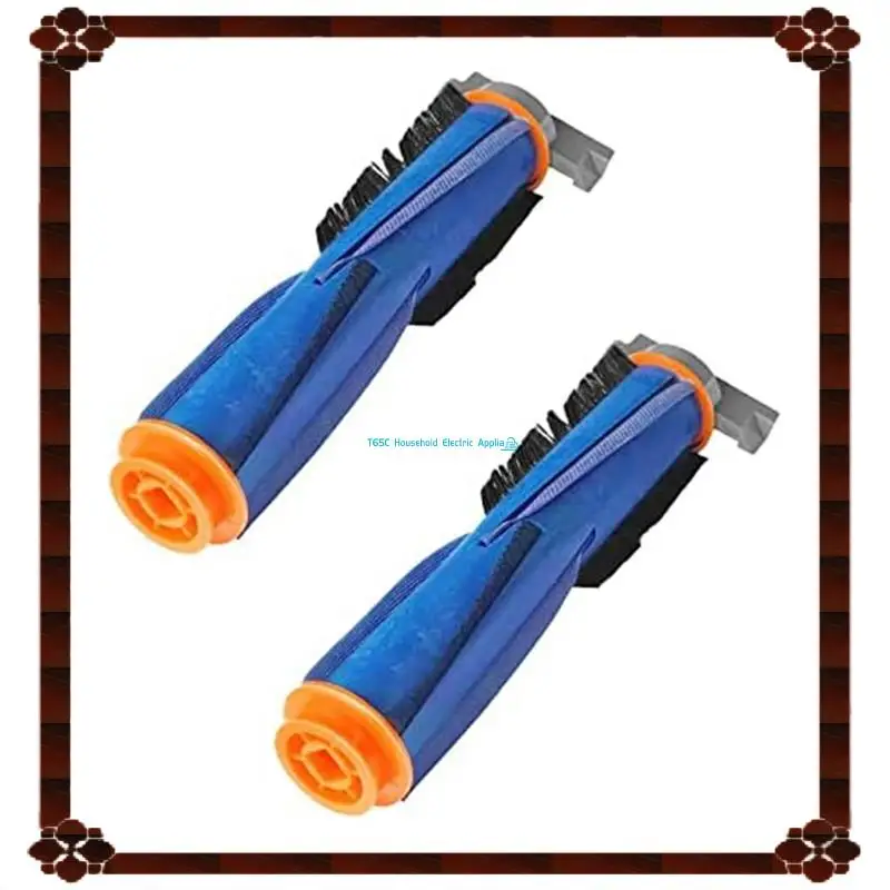 Rolo de escova de peças de reposição para tubarão ai av2501s av2501ae rv2502ae, escova principal, robô aspirador de pó, 2 pacotes