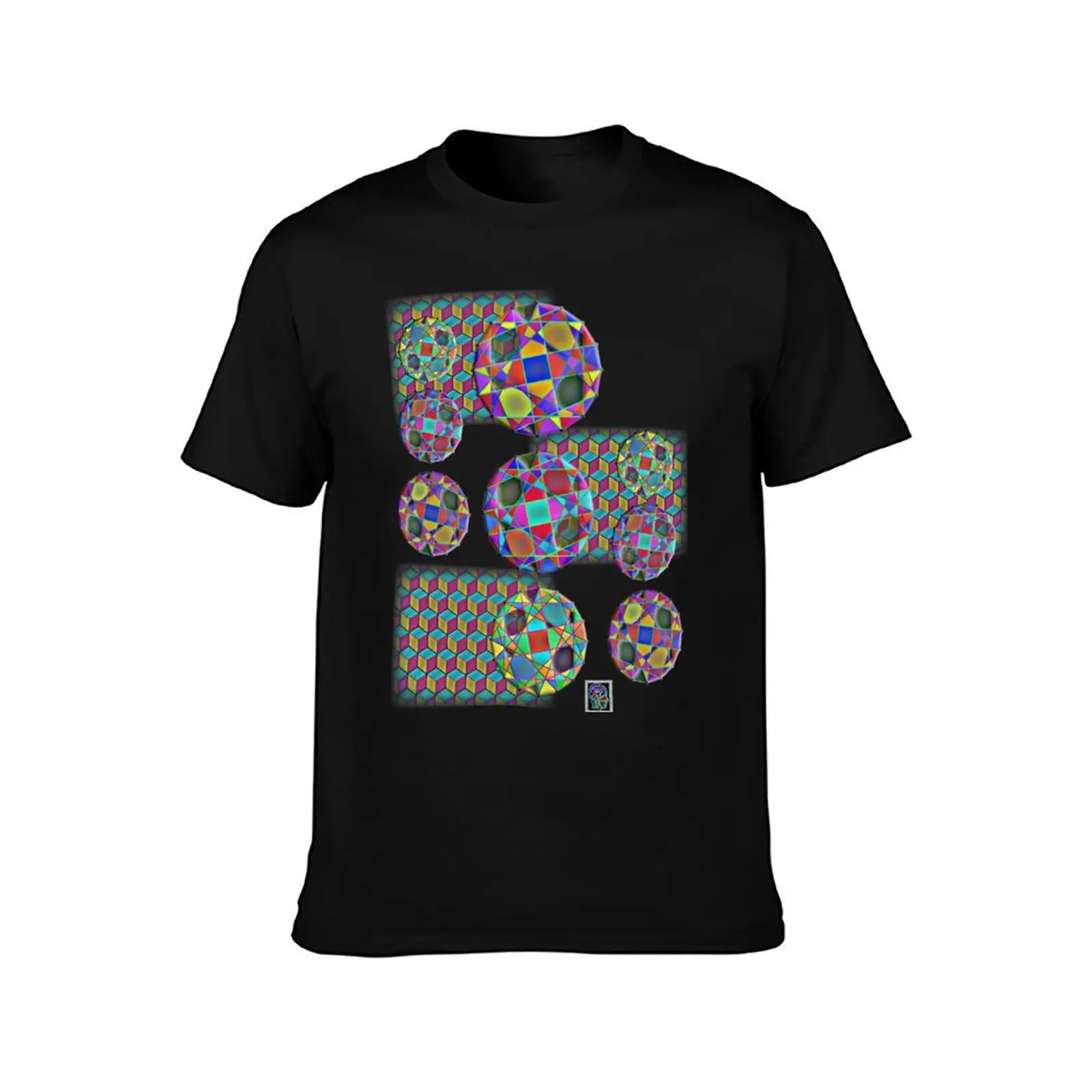 Clebsch Graphs? T-Shirt, Summer Casual Cotton Tee, Oversized Streetwear Tops, Vintage Graphic Print, Loose Fit Short Sleeve