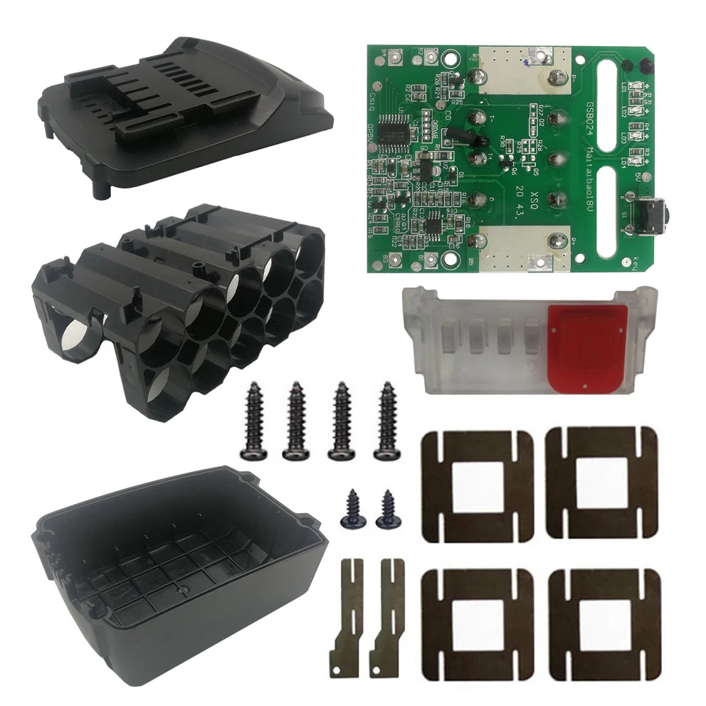 

Charging Protection Circuit Board PCB Board for Metabo 18V Lithium Battery Rack(1 Set)